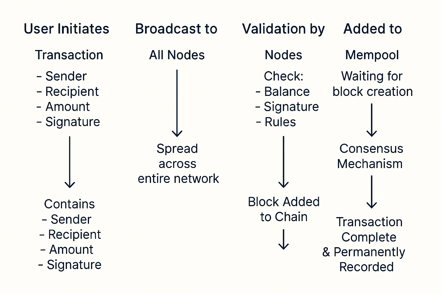 What Is Blockchain Technology? A Beginner'S Guide 2 How a Transaction Works on Blockchain: