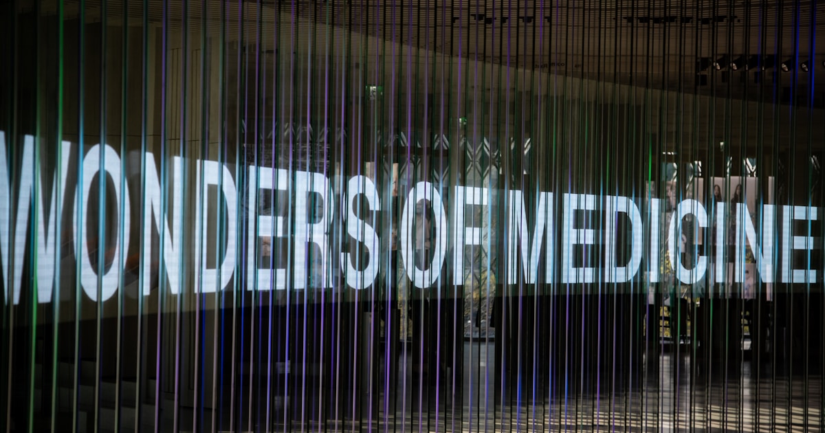 Real-World Use Cases of Blockchain Beyond Cryptocurrency 2 Wonders of medicine sign illuminated at night
