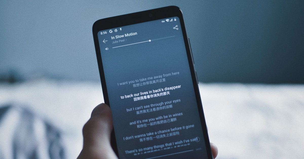 black Android smartphone