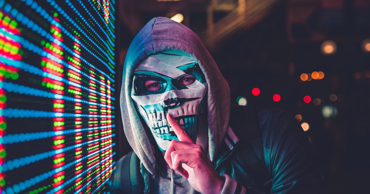 person standing near LED sign