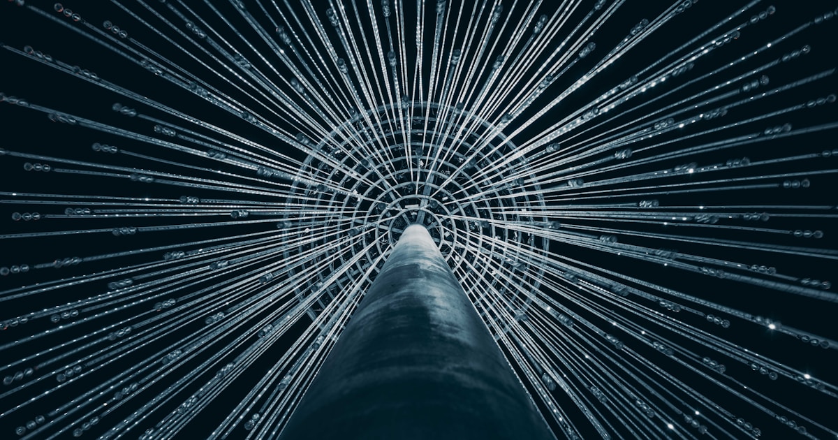 blue and white lights in the sky